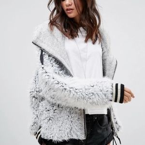 Free People Fluffy Dolman Jacket